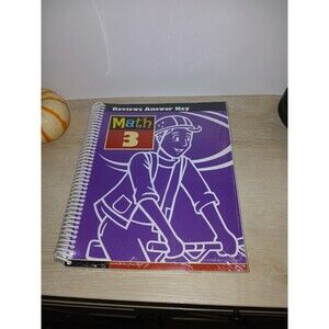 Math 3 Reviews Answer Key Book BJU Press 3rd Edition For 3rd Grade Sealed